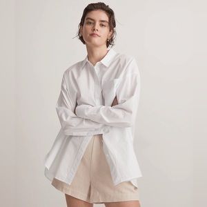 Madewell Signature Poplin Oversized Shirt